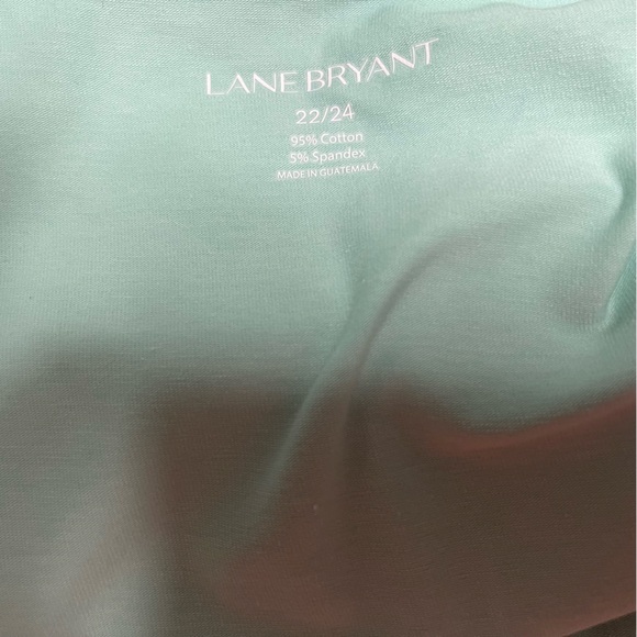 NWT Lane Bryant Plus Size Mint Green Cami Tank Top Cotton Blend 22/24 - Picture 7 of 7